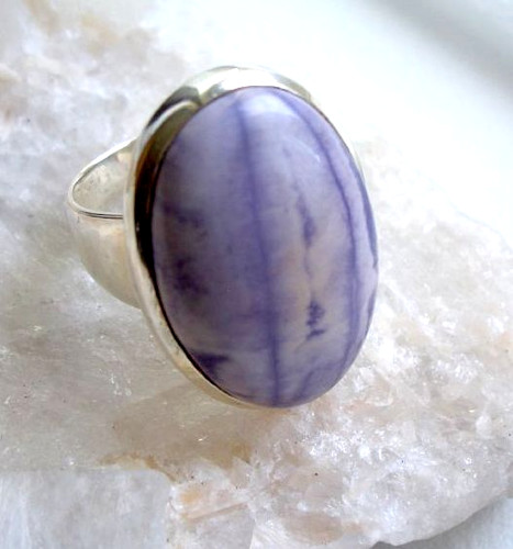 Anello opale fluorite argento - fluorite,,