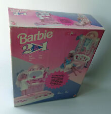 Barbie 11423 - Set mobili 2 in 1 bagno e letto Bethroom & Bathroom Mattel 3+ nuovo
