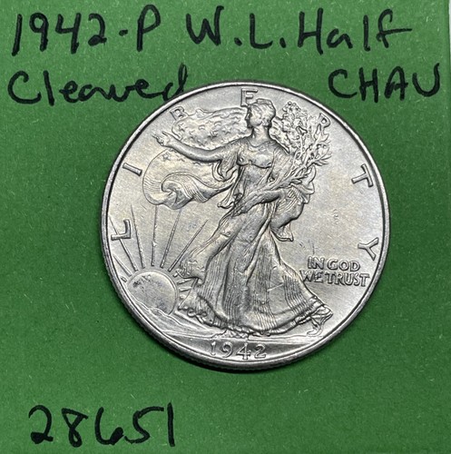 1942 walking liberty - liberty, mezzo