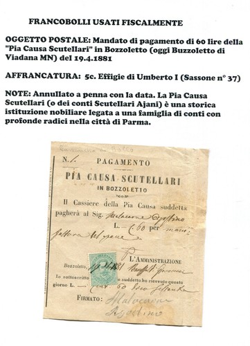 D04 francobollo usato come - -,