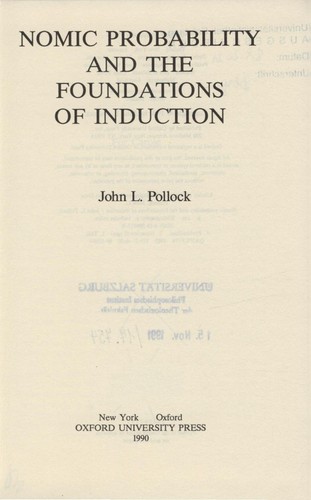 Nomic probability and - and, the