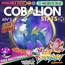 Cobalion Shiny 6IVs Full