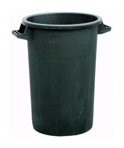 Bidone nero rifiuti - lt,