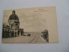 Messina - la Grotta della Riviera Faro + binari tram - non spedita f. p. 