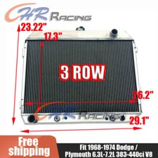 3 ROW Radiator For 1968-1974