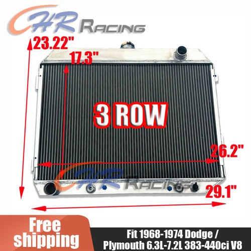 Row radiator for 1968 1974 - row,