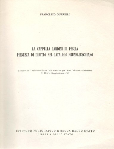 Pescia cappella cardini - la,