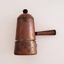 caffettiera vintage ● LAVAZZA CARMENCITA ● anni '70 in rame 1/2 tazze