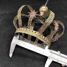 Corona Metallo 10 Cm Crown Madonna Imperiale Santi Santon