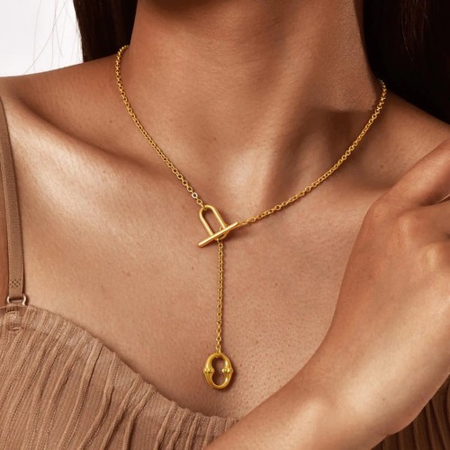 Collana donna oro lariat - donna,