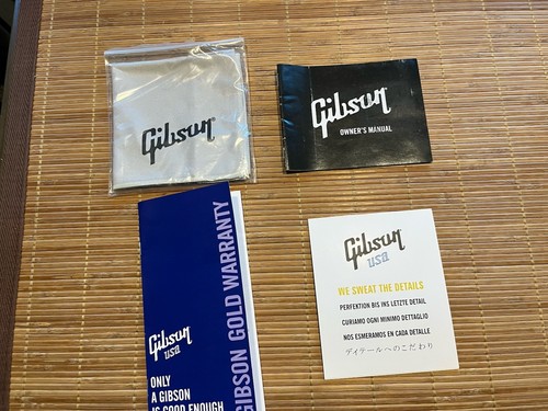 Gibson manuale panno garanzia - panno,