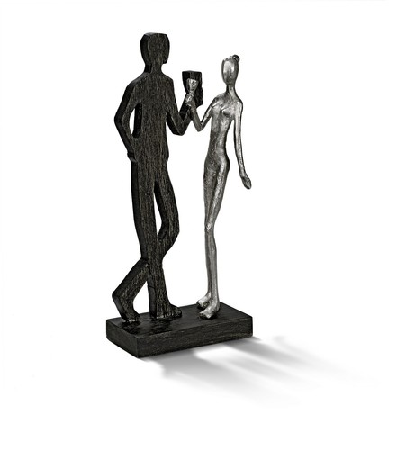 Scultura cheers coppia - scultura, in