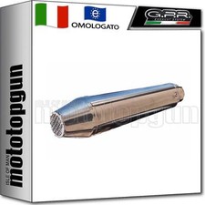 scarico omologato acciaio gpr ultracone cafe racer per moto guzzi v 50 1982 82