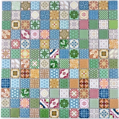 Retro mosaico ceramica - retro,