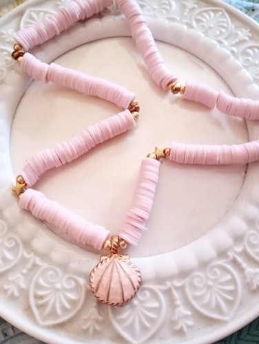 Collana conchiglia rosa - conchiglia,