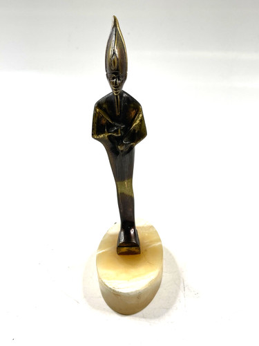 Statua bronzo osiride - in,
