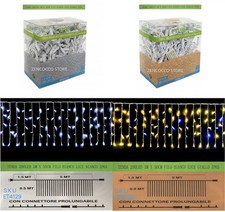 TENDA Luminosa 200 LED 5mt x 50cm Luce di NATALE Prolungabile con flash ip65