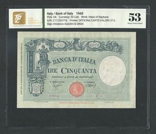 Italy Lire 50 q FDS /a UNC