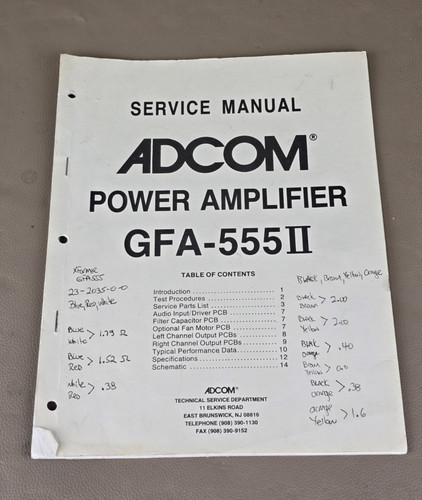 Adcom amplificatore potenza - di,