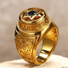 Anello Vintage Zirconi Nero