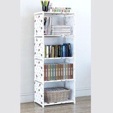 Organizer Libreria Scaffale Per Libri 5 Ripiani 125x41x29cm reb