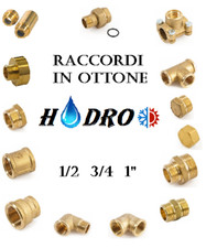 Raccordi in ottone giallo