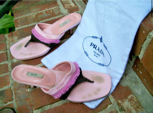Autentico sandalo prada - autentico, rosa