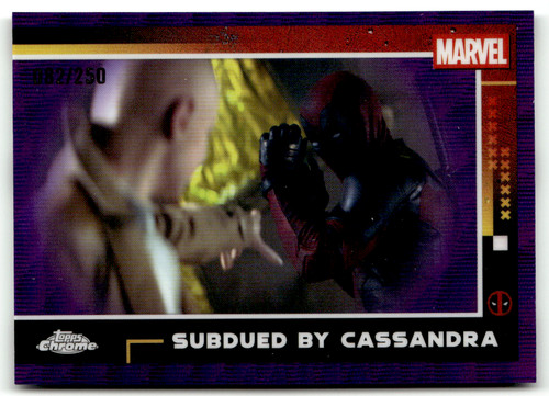 Topps 2025 deadpool - deadpool, chrome