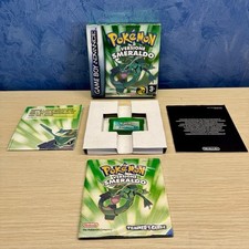 Pokemon Smeraldo Nintendo GameBoy Advance COMPLETO ITA italiano Batteria NUOVA