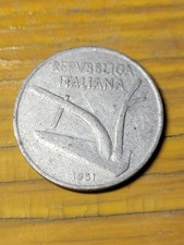 Molto Rara 10  Lire Spiga 1951
