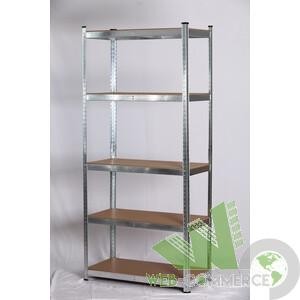 Scaffale metallico kit - metallico,
