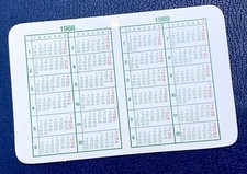ROLEX 1988 1989 CALENDAR