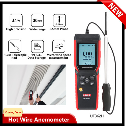 Uni ut362h anemometro filo - uni-t,