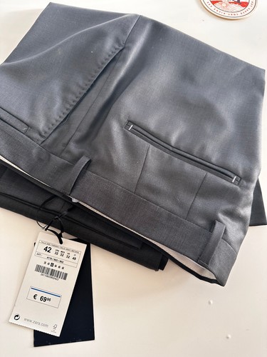 Pantalone zara uomo - uomo, grigio