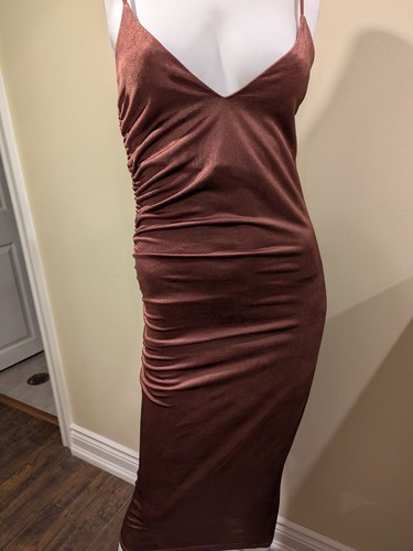 Zara brown satin - zara,