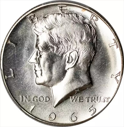 Mezzo dollaro kennedy 1965 - dollaro,