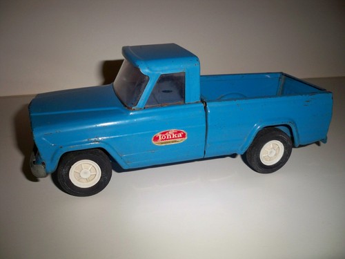 Camion pickup jeep blu vintage