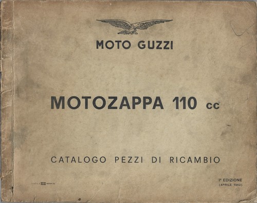 Moto guzzi motozappa 110 - -,