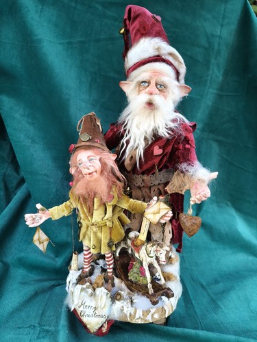 Babbo natale ooak pezzo - babbo, natale,