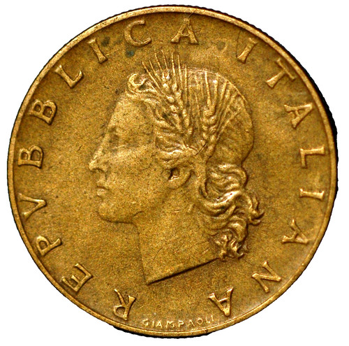 Italy lire 1958 97 - 20,