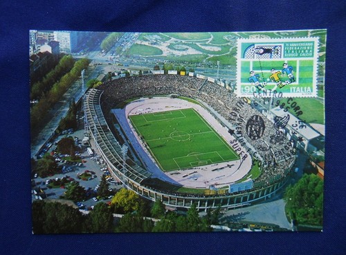 1984 cartolina calcio - cartolina,