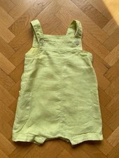 Salopette  Courte En lin Anis