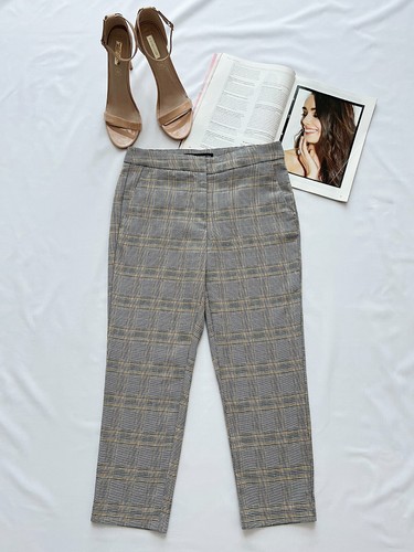 Pantaloni zara quadri taglia - a,