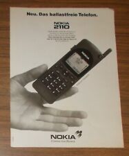 Rara Pubblicità NOKIA 2110 -