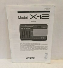 Fostex Model X-12 Multitracker SOLO manuale utente