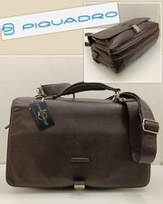 PIQUADRO CARTELLA MODUS ESPANDIBILE PELLE TESTA DI MORO misura GRANDE