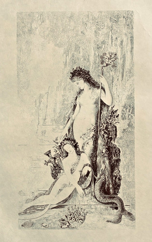 Gustave moreau 1895 eau - moreau, eau-forte
