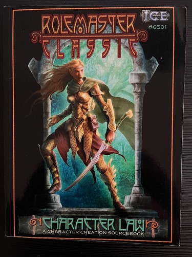 Rolemaster classic character - rolemaster,