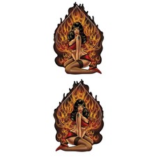 Set Adesivi Pik Ass Fiamme Pin