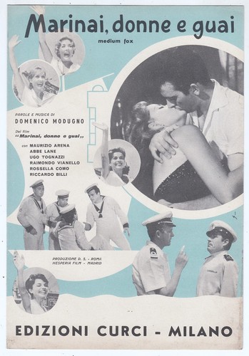 Spartito domenico modugno - domenico,
